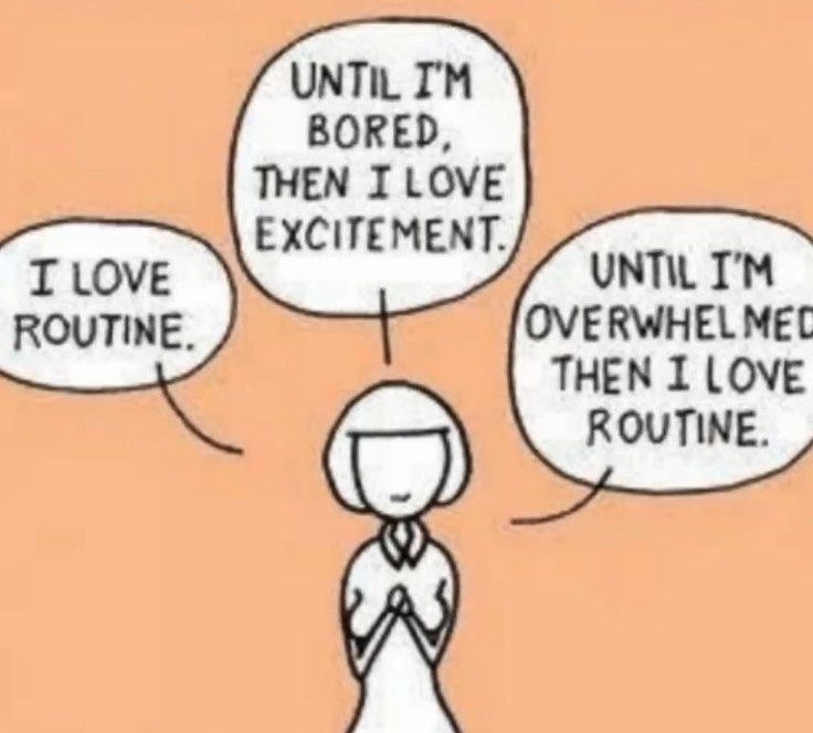 I Love Routine.